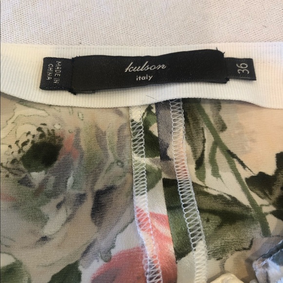 KULSON ITALY silk midi floral print skirt - Picture 5 of 8